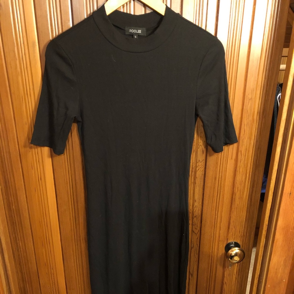 Casual black dress